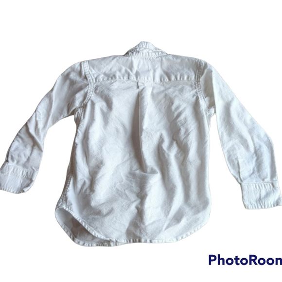 3T Boys White Button Down Shirt by Ralph Lauren - Picture 2 of 4